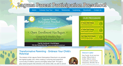 Desktop Screenshot of lagunapreschool.com